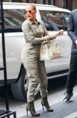 JENNIFER LOPEZ in Jumpsuit Out in New York 08/25/2017