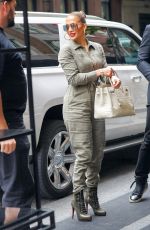 JENNIFER LOPEZ in Jumpsuit Out in New York 08/25/2017