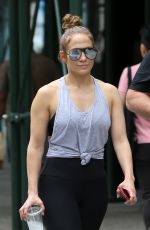 JENNIFER LOPEZ Leaves a Gym in New York 07/25/2017