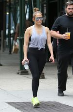 JENNIFER LOPEZ Leaves a Gym in New York 07/25/2017