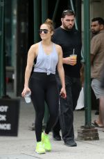 JENNIFER LOPEZ Leaves a Gym in New York 07/25/2017