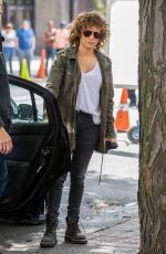 JENNIFER LOPEZ on the Set of Shades of Blue in New York 08/08/2017