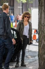 JENNIFER LOPEZ on the Set of Shades of Blue in New York 08/08/2017