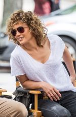 JENNIFER LOPEZ on the Set of Shades of Blue in New York 08/08/2017