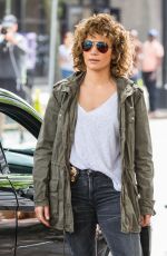 JENNIFER LOPEZ on the Set of Shades of Blue in New York 08/08/2017