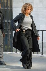 JENNIFER LOPEZ on the Set of Shades of Blue in New York 08/16/2017