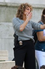JENNIFER LOPEZ on the Set of Shades of Blue in New York 08/16/2017