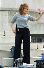 JENNIFER LOPEZ on the Set of Shades of Blue in New York 08/16/2017