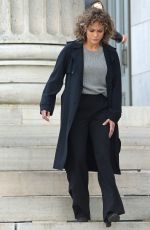 JENNIFER LOPEZ on the Set of Shades of Blue in New York 08/16/2017