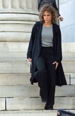 JENNIFER LOPEZ on the Set of Shades of Blue in New York 08/16/2017
