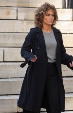 JENNIFER LOPEZ on the Set of Shades of Blue in New York 08/16/2017