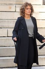 JENNIFER LOPEZ on the Set of Shades of Blue in New York 08/16/2017