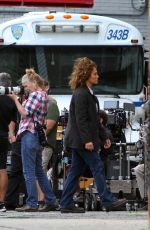 JENNIFER LOPEZ on the Set of Shades of Blue in Queens 08/23/2017
