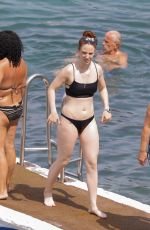 JESS GLYNNE in Bikini in St Jean Cap Ferrat 08/08/2017