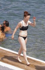 JESS GLYNNE in Bikini in St Jean Cap Ferrat 08/08/2017