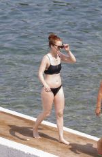 JESS GLYNNE in Bikini in St Jean Cap Ferrat 08/08/2017
