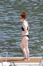 JESS GLYNNE in Bikini in St Jean Cap Ferrat 08/08/2017