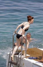 JESS GLYNNE in Bikini in St Jean Cap Ferrat 08/08/2017