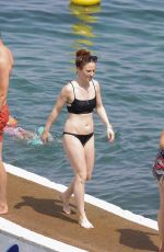 JESS GLYNNE in Bikini in St Jean Cap Ferrat 08/08/2017