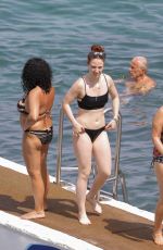 JESS GLYNNE in Bikini in St Jean Cap Ferrat 08/08/2017