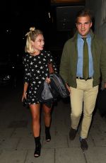JESS WOODLEY at China Tang Restaurant in London 08/08/2017