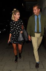 JESS WOODLEY at China Tang Restaurant in London 08/08/2017