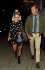 JESS WOODLEY at China Tang Restaurant in London 08/08/2017