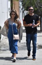 JESSICA ALBA  and Cash Warren Out in Los Angeles 08/20/2017
