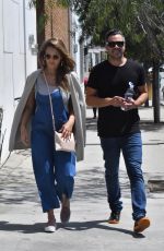 JESSICA ALBA  and Cash Warren Out in Los Angeles 08/20/2017
