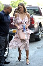 JESSICA ALBA Out and About in New York 08/03/2017