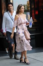 JESSICA ALBA Out and About in New York 08/03/2017