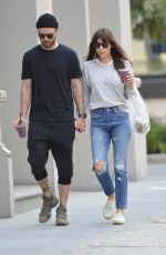 JESSICA BIEL and Justin Timberlake Out for a Juice in New York 08/28/2017