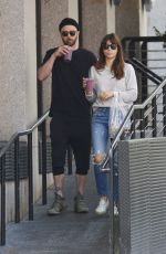 JESSICA BIEL and Justin Timberlake Out for a Juice in New York 08/28/2017