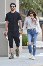 JESSICA BIEL and Justin Timberlake Out for a Juice in New York 08/28/2017