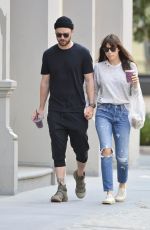 JESSICA BIEL and Justin Timberlake Out for a Juice in New York 08/28/2017