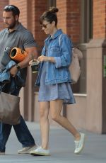JESSICA BIEL Leaves Her Hotel in New York 08/10/2017