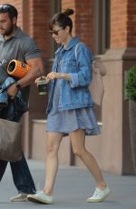 JESSICA BIEL Leaves Her Hotel in New York 08/10/2017