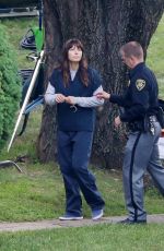 JESSICA BIEL on the Set of The Sinner in New York 08/03/2017