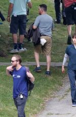 JESSICA BIEL on the Set of The Sinner in New York 08/03/2017
