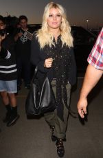 JESSICA SIMPSON at LAX Airport in Los Angeles 08/07/2017