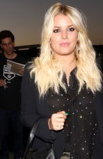 JESSICA SIMPSON at LAX Airport in Los Angeles 08/07/2017