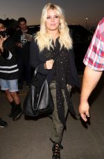 JESSICA SIMPSON at LAX Airport in Los Angeles 08/07/2017