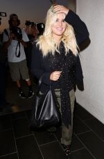 JESSICA SIMPSON at LAX Airport in Los Angeles 08/07/2017