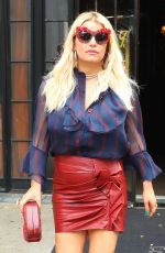 JESSICA SIMPSON Leaves Bowery Hotel in New York 08/08/2017