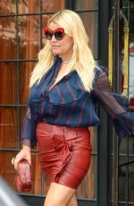 JESSICA SIMPSON Leaves Bowery Hotel in New York 08/08/2017