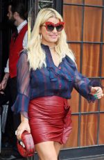 JESSICA SIMPSON Leaves Bowery Hotel in New York 08/08/2017