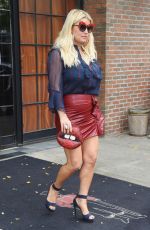 JESSICA SIMPSON Leaves Bowery Hotel in New York 08/08/2017