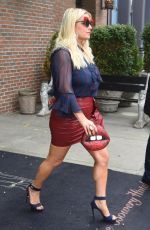 JESSICA SIMPSON Leaves Bowery Hotel in New York 08/08/2017