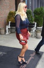 JESSICA SIMPSON Leaves Bowery Hotel in New York 08/08/2017