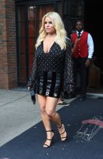 JESSICA SIMPSON Out in New York 08/09/2017